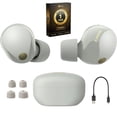 thumbnail image 1 of (Open Box) Sony WF-1000XM5 Industry Leading Noise Canceling Truly Wireless Earbuds, Silver 1,1,1, 1 of 11