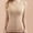 Beige, variant on Women Fall Winter Sleepwear,Sleepwear With Built In Bra,Fleece Tank Top For Women, Waist Heated Velour Thermal Top For Fall And Winter