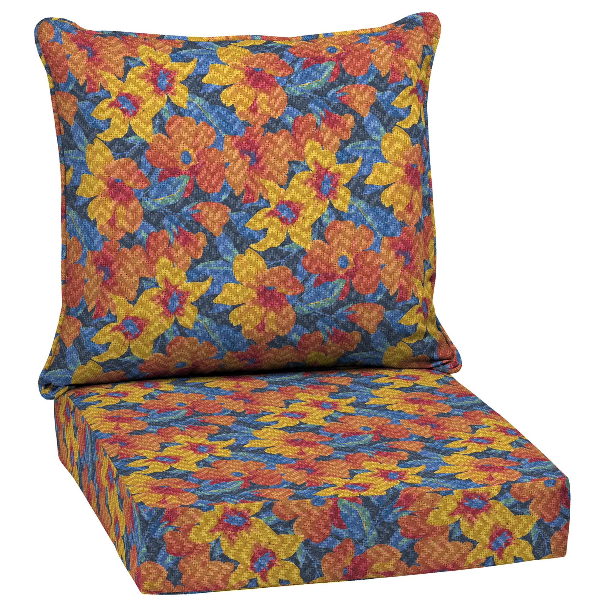 Arden Selections DriWeave Disco Floral 46.5 x 24 in. Outdoor Deep Seat