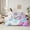 Blue Pink, variant on Feelyou 3D Kawaii Axolotl Twin Bedding Sets 7-Piece for Child, Black Pink Cartoon Bedding Comforter Set, Cherry Blossoms Reversible Sheet Sets, Super Cozy Room Decor
