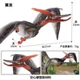thumbnail image 1 of Modelo de dinosaurio simulado, Spinosaurus jurásico egipcio, adorno de escritorio BG6018X-1, Pteranodon negro y rojo, 1 of 2