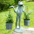 thumbnail image 1 of SPI Home 33589 Farmer Frog Planter Holder, 1 of 1
