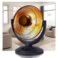 Costway Electric Parabolic Oscillating Infrared Space Heater W/Timer Home office