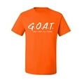 thumbnail image 2 of Wild Bobby, Goat God Over All Things Inspirational/Christian Men Graphic Tee, Orange, 5X-Large, 2 of 6