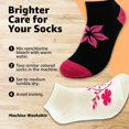 thumbnail image 6 of BRIGHT STAR Women's Low Cut Ankle Socks, Comfortable and Durable Polyester Blend, Designed for Work, Travel, Running, and Everyday Fashion, Machine Washable, Women's Socks, 9-11 (Pack of 20 Pairs), 6 of 8