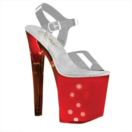

Women s Pleaser Discolite 808 Ankle Strap Sandal