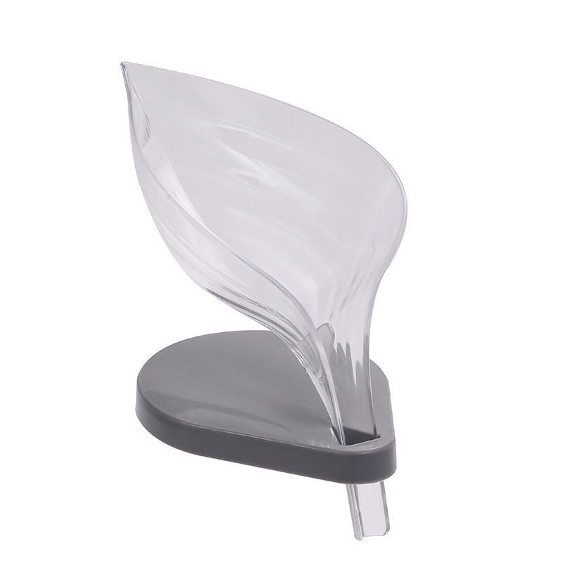 2 Pack Soap Holder LeafShape Self Draining Soap Dish Holder, Not