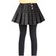 thumbnail image 1 of Odeerbi Niñas Leggings Con Falda Plisada Color Sólido Uniforme Escolar Tutu Pantalones, 1 of 7