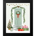 thumbnail image 2 of Barnes, Victoria 20x24 Black Modern Framed Museum Art Print Titled - Festive Front Door I, 2 of 5