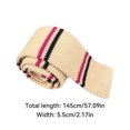 thumbnail image 2 of Cravate Fine Ajustée Unie Formelle en Tricot pour Homme, 2 of 6