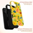 thumbnail image 4 of Playful Bug Garden Phone Case, Bright Yellow Insect and Butterfly Pattern iPhone Cover, Colorful Nature-Inspired Protective Case for iPhone 17 16 15 14 13 12 11 Plus Pro Max Mini, 4 of 6