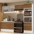 thumbnail image 2 of Cocina Integral Completa Madesa 260cm Topazio 01 - Blanco/Marrón, 2 of 7