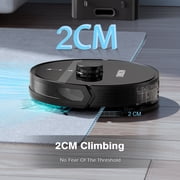 BOBOMOTI Robot Vacuum and Mop Combo, Self Emptying Robot Vacuum Cleaner, Auto Mop Washing&Drying, Ideal for Hard Floors
