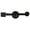 Black color, variant on Adjustable Leverage Pedal Door Lifter for HandsFree Door Mounting Projects