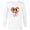 White, variant on Mickey Mouse Pride Rainbow Love Heart Doodles - Long Sleeve T-Shirt for Men - Customized-White