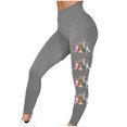thumbnail image 2 of Nrmvnmi Happy Easter Leggings for Women Butt Lift High Waisted Fit No See-Through Yoga Pants Workout Running Leggings Mothers Day Gifts, 2 of 4