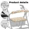 thumbnail image 5 of HELLHERO Rollator Walker Seat Back Covers Rollator Walker Seat Covers & Floral and Rooster Stretchable Material Easy to Use for Unisex, 5 of 7