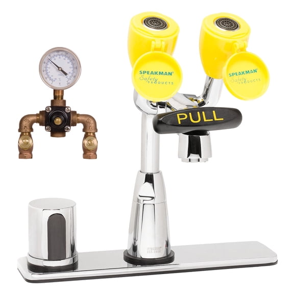 Speakman SEF-1822-8-TW Eyesaver 2.6 GPM Centerset Sensor Activated Laboratory Faucet -