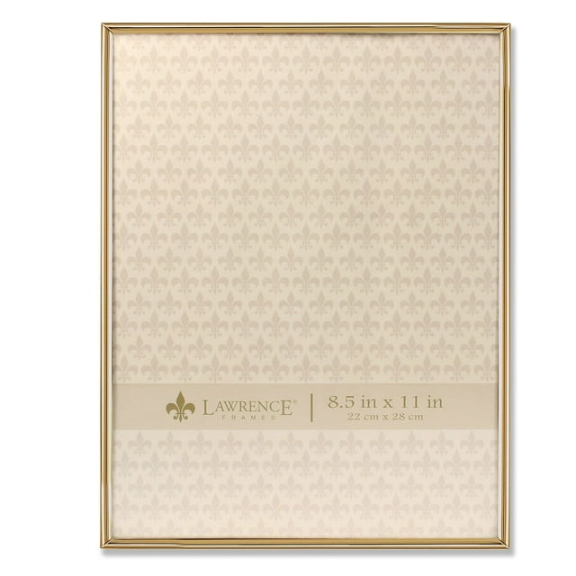 Marco de fotos Lawrence Frames Simply Gold Metal 8.5 x 11