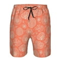 thumbnail image 4 of Yiaed The Marine Theme With Beautiful Corals Print Men's Swim Trunks with Lining Quick Dry Sports Shorts Beach Shorts Boardshorts-Medium, 4 of 5