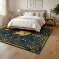 thumbnail image 3 of ODIKA Note Rock Vintage Grunge Distressed Motifs Notes Guitar Music Refined Structured Foldable Easy Care for Queen Size Bedroom, Under Bed, Master Suite, 3 of 7