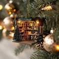 thumbnail image 5 of Home Decoration 2024 Christmas Tree Decorations Book Lovers Christmas Decorations 2D Flat Acrylic Bookstore Book Stacking Christmas Tree Decorations Book Lovers Christmas Bookstore Decorations, 5 of 5