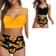 thumbnail image 2 of Sonducket Conjunto de traje de baño dividido para mujer, traje de baño Sexy estampado con almohadilla, traje de verano sin mangas, traje de playa de moda Prendas para la parte del cuerpo Negro METRO Sonducket AP012051-05, 2 of 6
