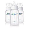 Philips AVENT SCF686/37 BPA Free Classic 11 Ounce Polypropylene Bottles, 3-Pack