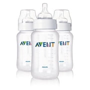 Philips AVENT SCF686/37 BPA Free Classic 11 Ounce Polypropylene Bottles, 3-Pack