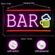 thumbnail image 2 of Letrero de neón TUNC Beer Neón Sign BAR Letter 3D Art LED, 2 of 5