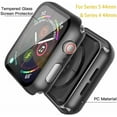 thumbnail image 5 of Case + Tempered Glass Screen Protector For Apple Watch Series 6 (44mm) - SuperGuardZ TPU Shockproof Protective Guard Shield Cover Armor [Black], 5 of 8