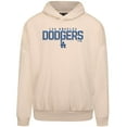 thumbnail image 2 of Men's Levelwear  Khaki Los Angeles Dodgers Contact Carve Hoodie, 2 of 3