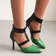 thumbnail image 5 of Zapatos de mujer Sandalias con correa en el tobillo y cremallera en la parte posterior Tacones de aguja con punta en pico Wmkox8yii  hfjk4095, 5 of 9