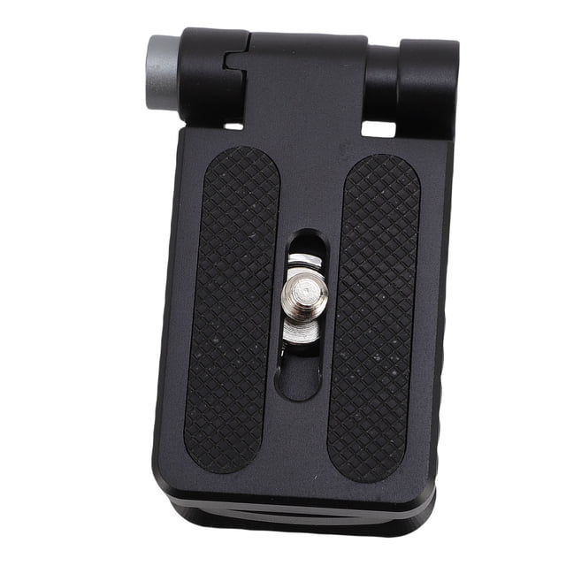 Camera L Bracket, Aluminum Alloy 1/4 3/8 Inch Thread Foldable Camera L Bracket 38mm Slot for Accessory