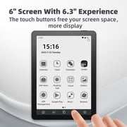 Bigme B6 6-Inch Color E-Paper Tablet Android 14 Reader with 4GB+64GB Storage Black
