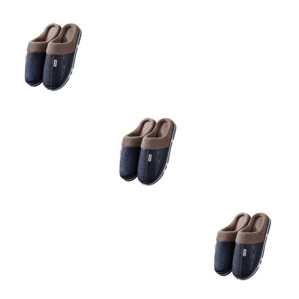 Sonducket 1 par de zapatos para el hogar, zapatos de algodón, zapatillas de invierno, tacón plano, lavable, a prueba de viento, diseño grueso, Type1 NO1