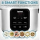 thumbnail image 4 of AROMA® - Arrocera digital, 4 tazas (sin cocinar) / 8 tazas (cocida), vaporizador, multicocina, olla de avena, mantiene caliente automáticamente, 2 cuartos de galón, exterior de acero inoxidable, 4 of 5