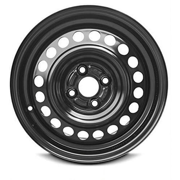 Wheel For 2009 Honda Fit 15 inch Black 4 Lug Steel Rim Fits R15 Tire