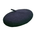 thumbnail image 4 of Gorro para perro y gato, boina de lana, cuerda elástica ajustable, disfraz para cumpleaños, decoración para perros Negro, 4 of 9