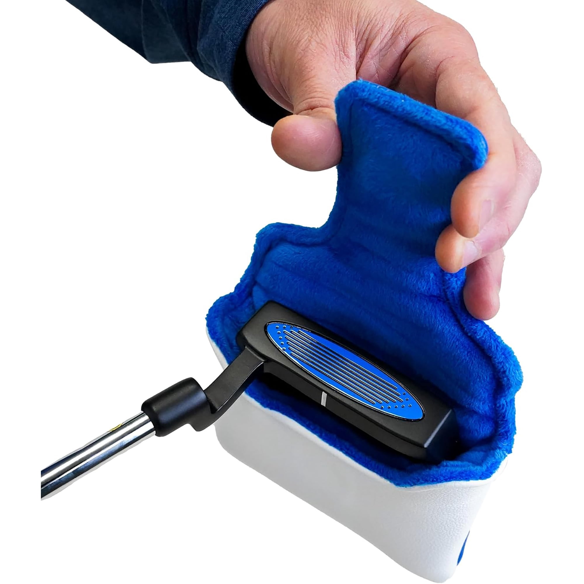 Izzo Golf Premium Mallet Putters Cover - Blue/White