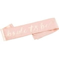 thumbnail image 3 of PlayWorld Pretty in Pink Pink and Gold Bachelorette Party Bride to Be Sash - Pink, 3 of 10