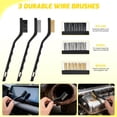 thumbnail image 4 of Nilight 52PCS Car Detailing Kit Auto Cleaning Tools Wash Set with Storage Carry Bag Home Use for Interior Exterior Deep Clean Polish Car Care Windshield Dashboard Seat Air Vents Wheels Tires, Yellow, 4 of 9