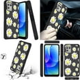 thumbnail image 3 of BD Combo Bundle Case for Moto G Power 5G 2023 Case - (Chamomile Flowers) Dual Shockproof Protector Armor Case with UL Certified Dual Wall Charger, Digital Display USB-C to USB-C Cable, 3 of 5