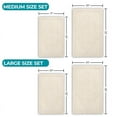 thumbnail image 6 of Superior Myra Medallion Washable Bath Rug, Set of 2, Large, Ivory, 6 of 12