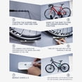 thumbnail image 3 of Soidarity Portabicicletas Colgador para bicicletas Soporte de servicio pesado Soporte de montaje Naranja Ciclismo Naranja Soidarity OD023733-01, 3 of 6