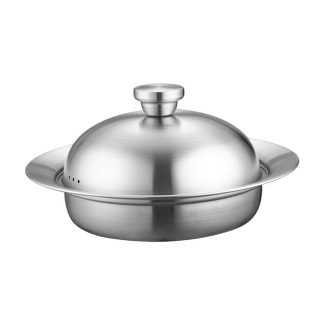 Plato de al olla multifuncional resistente reutilizable olla pescado olla al para huevos cereales mariscos 17cmx21cmx27cm