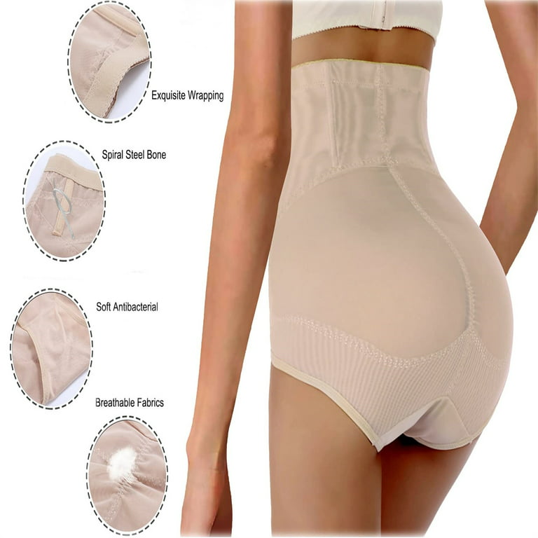 Lampking 2 Pairs Butt Lifter Shapewear Panty Slimming Compression Abs  Shaping Pants, Postpartum Belly Band Wrap Underwear for Women Waist Trainer  