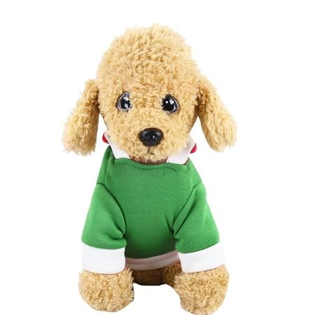 GLiving Christmas Green Dog Hoodie Two-Legged Pet Costume Winter Warm Sweater