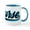 White/Blue Inside, variant on CafePress - Murse Baseball - 11 oz Ceramic Mug - Novelty Coffee Tea Cup