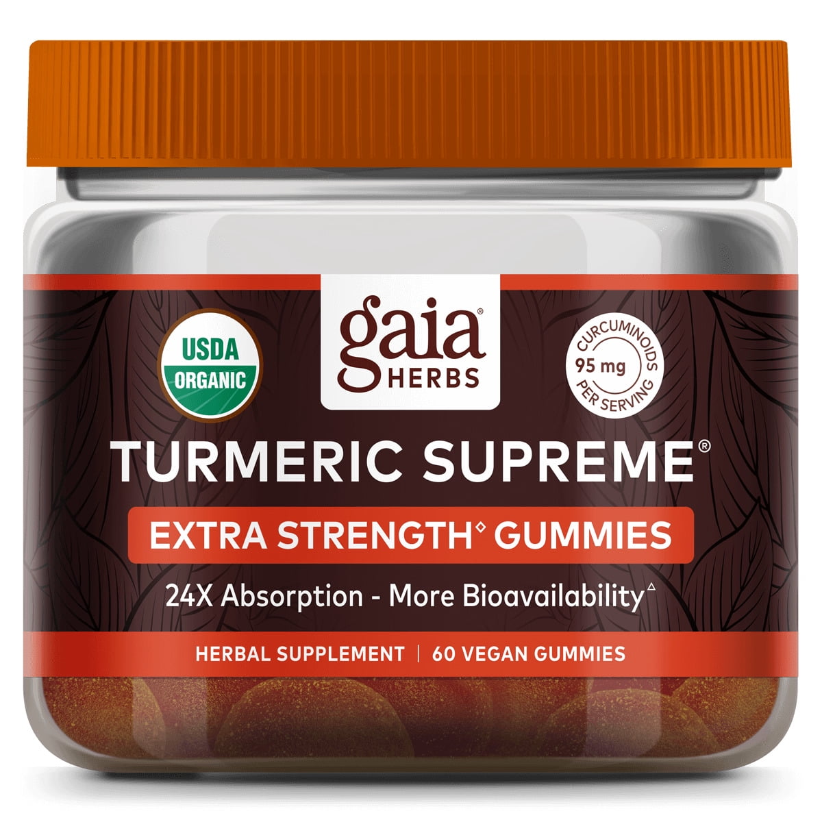Turmeric Supreme Extra Strength Gummies Gaia Herbs 60 Gummy Walmart